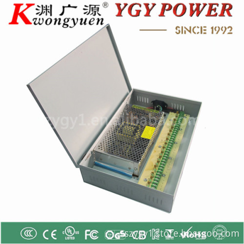 12V20A switching power supply 18-CH Output for CCTV Camera Surveillance System LED